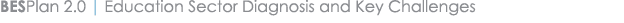 BESPlan 2.0 | Education Sector Diagnosis and Key Challenges