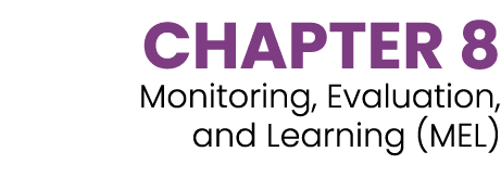 CHAPTER 8 Monitoring, Evaluation, and Learning (MEL) 